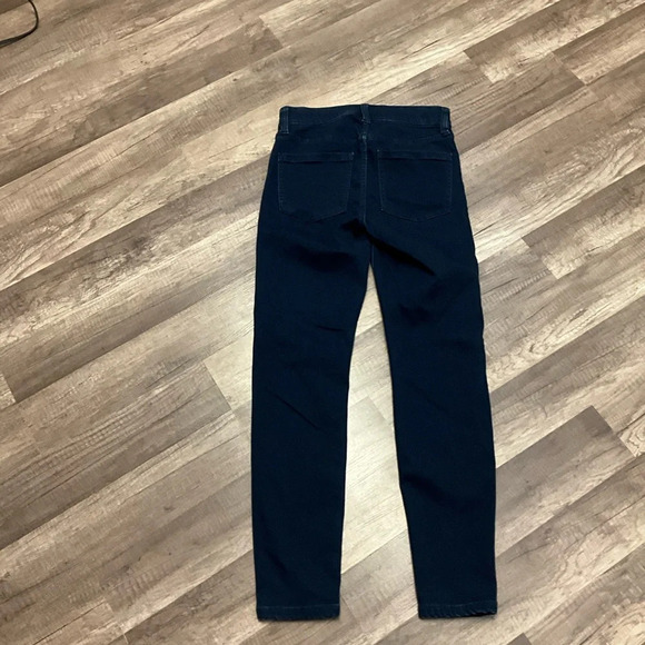 LIVERPOOL - GIA GLIDER ANKLE SKINNY JEAN easy pull-on waist faux fly front Sz S - Picture 7 of 7